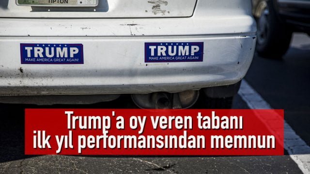 Trump’a oy veren tabanı ilk yıl performansından memnun