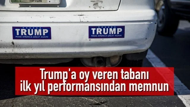 Trump’a oy veren tabanı ilk yıl performansından memnun