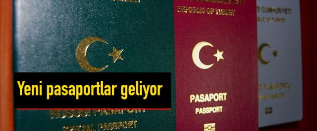 Yeni pasaportlar geliyor..