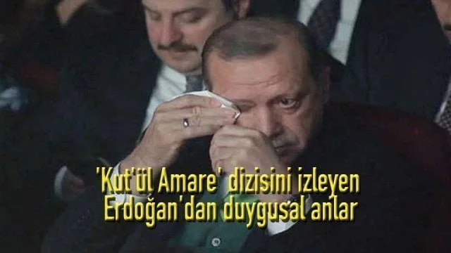 ‘Kut’ül Amare’ dizisini izleyen Erdoğan’dan duygusal anlar