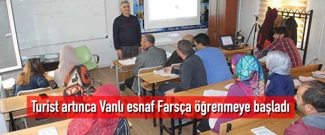 Turist artınca esnaf Farsça öğrenmeye başladı