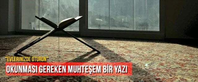 Okunması Gereken Muhteşem bir Yazı