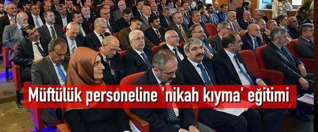 Müftülük personeline’nikah kıyma’ eğitimi