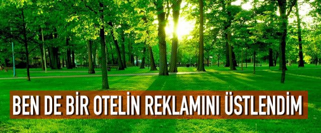 Ben de Bir Otelin Reklamını Üstlendim