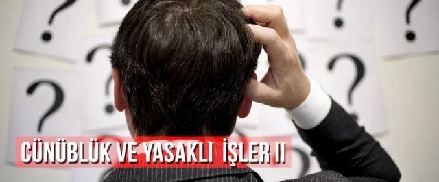 Cünüblük ve Yasaklı İşler II
