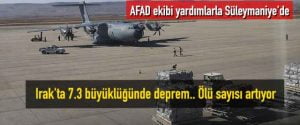 AFAD ekibi yardımlarla Süleymaniye’de