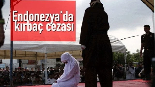 Endonezya’da kırbaç cezası