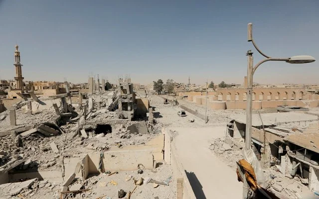 Savaşın yıktığı Rakka drone ile görüntülendi