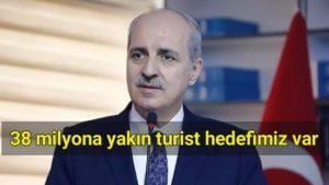 Kültür ve Turizm Bakanı Kurtulmuş: 38 milyona yakın turist hedefimiz var
