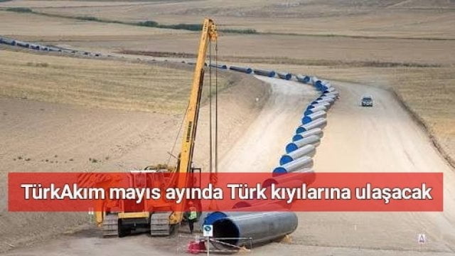 TürkAkım mayıs ayında Türk kıyılarına ulaşacak