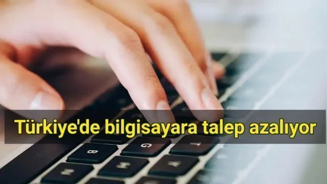 Türkiye’de bilgisayara talep azalıyor
