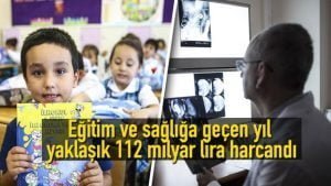 Eğitim ve sağlığa geçen yıl yaklaşık 112 milyar lira harcandı