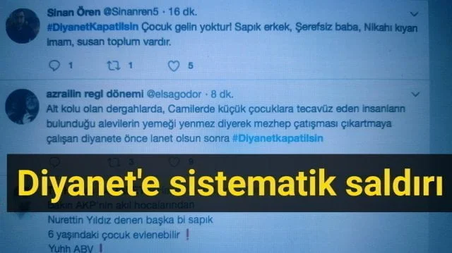 Diyanet’e sistematik saldırı