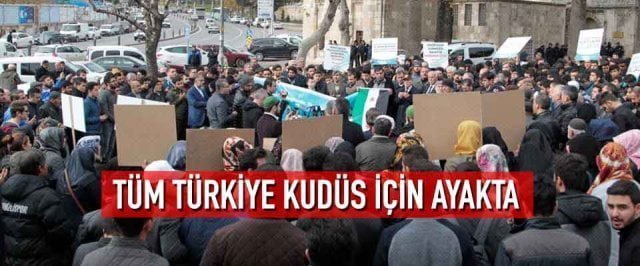 Türkiye Kudüs için ayakta