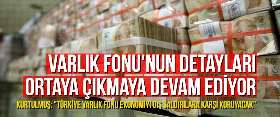 Varlık Fonu’nun detayları ortaya çıkmaya devam ediyor
