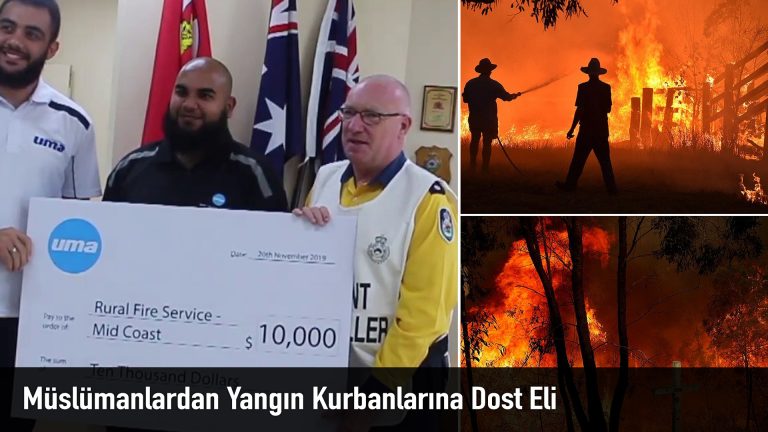 Müslümanlardan Yangın Kurbanlarına Dost Eli