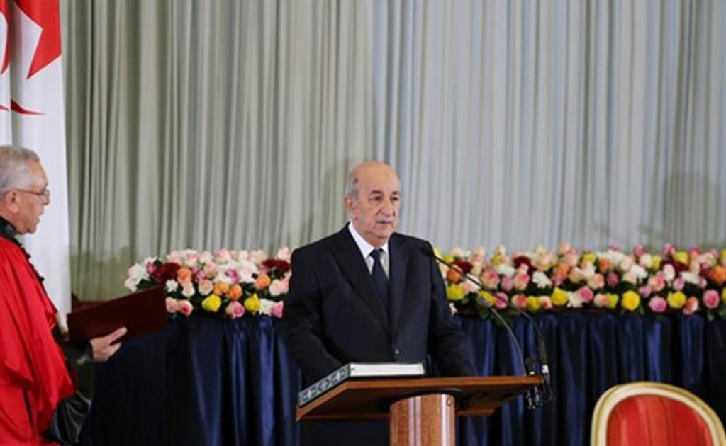 Cezayir’in Tartışmalı Cumhurbaşkanı Göreve Başladı
