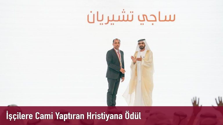 İşçilere Cami Yaptıran Hristiyana Ödül