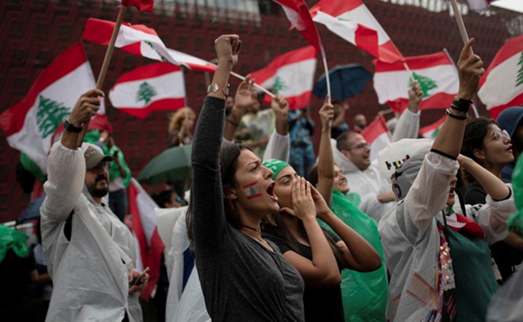 Lübnanlı Eylemciler Çok Sayıda Askeri Yaraladı