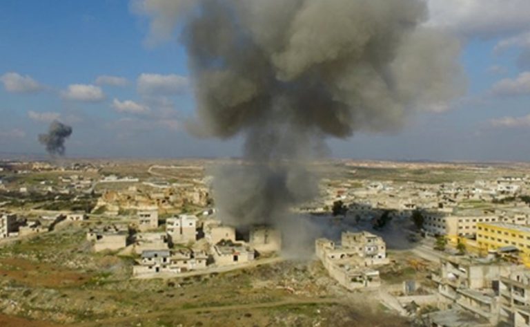 Rusya Yeniden İdlib’i Bombalamaya Başladı