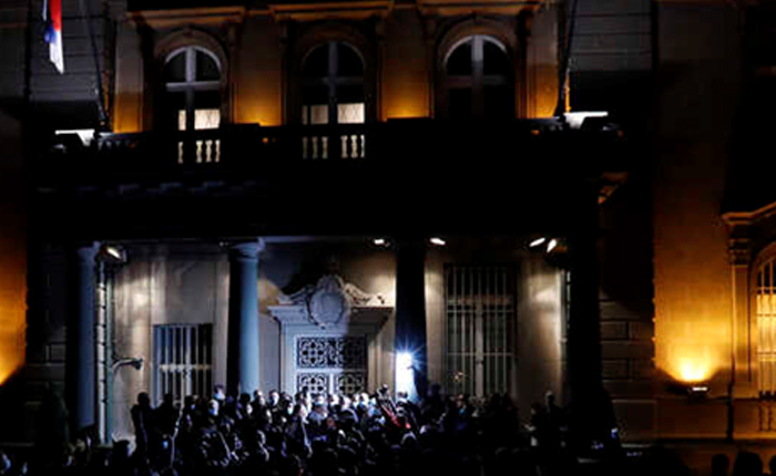 Sırbistan: Cumhurbaşkanına Karşı Protestolar