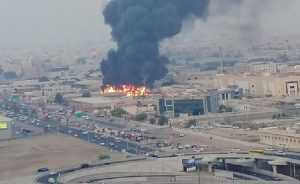 BAE Ayman Emirliği’nde Büyük Yangın