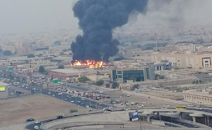 BAE Ayman Emirliği’nde Büyük Yangın