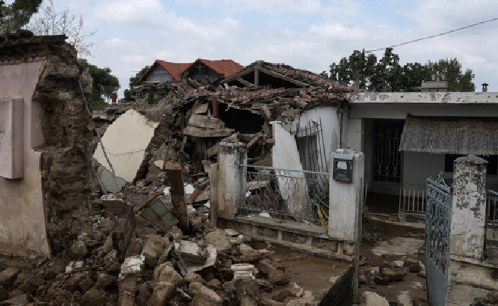 Yunan Adası Sel Felaketi Ardından