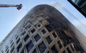 Beyrut’taki Zaha Hadid Binasında Yangın