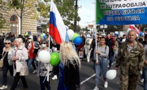 Rus Uzak Doğusu Üç Aydır Gösteri Yapıyor