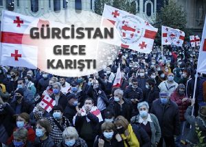 Tiflis’te Seçim Sonuçlarına Tepkili Muhalefet Sokaklarda