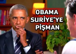Obama Suriye trajedisinin üstesinden gelemediğini itiraf etti