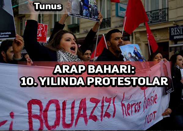 Tunus’ta Arap Baharının 10. yıldönümünde kutlama yok protesto var