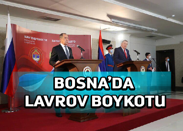 Lavrov’a Bosna Cumhurbaşkanlığı Konseyi üyeleri tarafından tepki