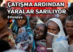 Mülteciler savaştaki acıları anlatırken Etiyopya Tigray’a yardımlar da gelmeye başladı