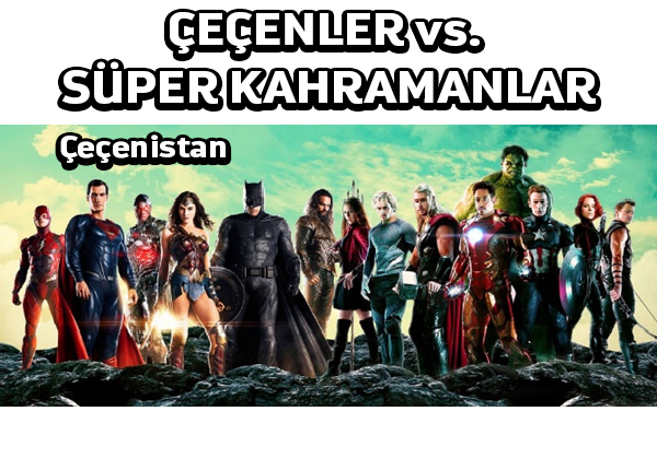 Çeçen lider Amerikan süper kahramanlara savaş açtı