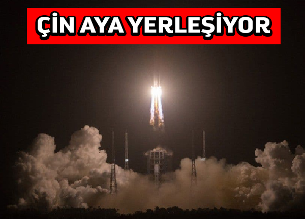 Çin uzay aracı ay yüzeyinden numune topluyor