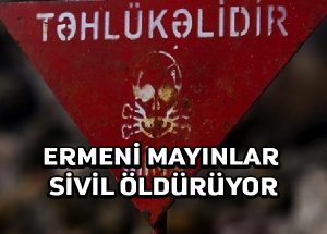Mayın patlamasında 4 Azerbaycanlı sivil öldü