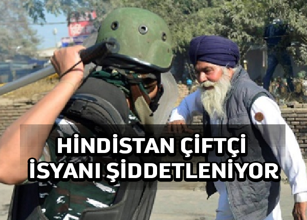 Yeni yasayı protesto eden Hindistanlı çiftçiler gösterileri artırdı