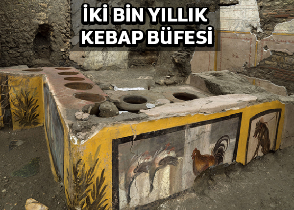 Pompey’de iki bin yıllık fast-food büfesi