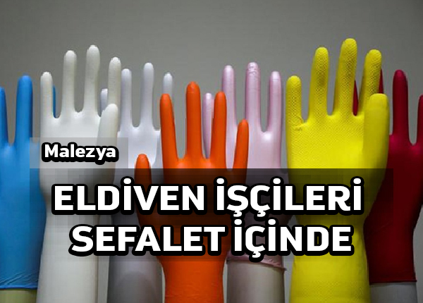 Malezyalı eldiven üreticisinin işçileri için konteynerlerde yaşıyor iddiası