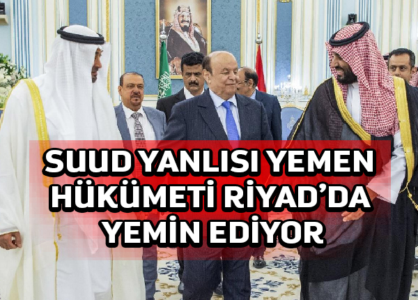 Yemen hükümetinin yeni bakanları yemin için Riyad yolcusu