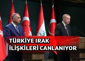 Cumhurbaşkanı Erdoğan’la Irak Başbakanı Kazımi ortak açıklama yaptı