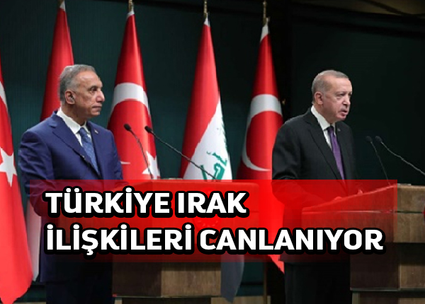 Cumhurbaşkanı Erdoğan’la Irak Başbakanı Kazımi ortak açıklama yaptı