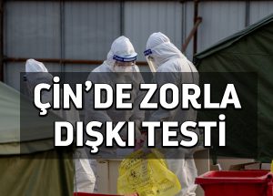 Çin Korona testi için artık dışkı örneği alıyor