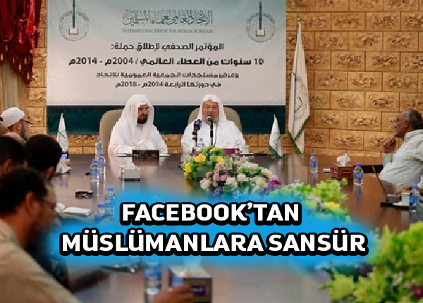 Müslüman Alimler Birliği’nin İsrail’i boykot fetvası üzerine Facebook sayfayı sildi