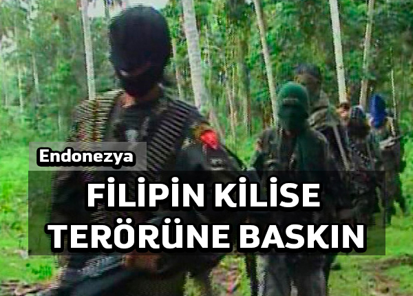 Endonezya’da Filipin kilisesindeki patlamayla bağlantılı iki kişiye ölümcül baskın
