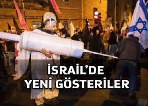 İsrailliler 3. salgın tecritine rağmen Netanyahu protestolarını yeniden başlattı