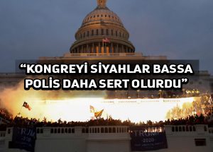 Kongre binası saldırısında bile ABD polisine ırkçılık suçlaması