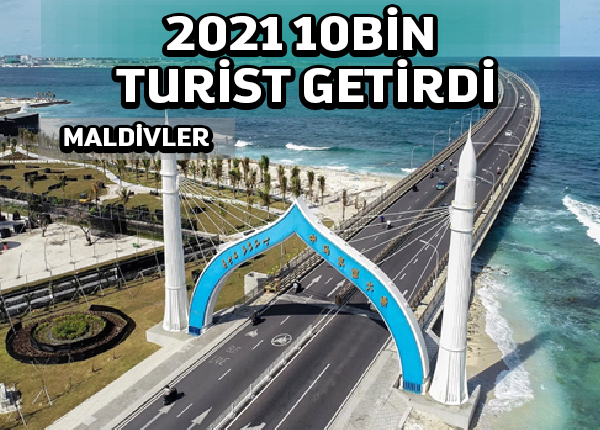 Maldivler’e sadece 2021’in ilk üç gününde 10.000’den fazla turist girdi